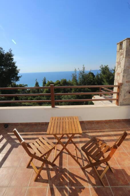 Beautiful View Villa In Possidi, Halkidiki Kalandra Bagian luar foto