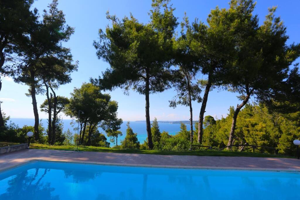 Beautiful View Villa In Possidi, Halkidiki Kalandra Bagian luar foto